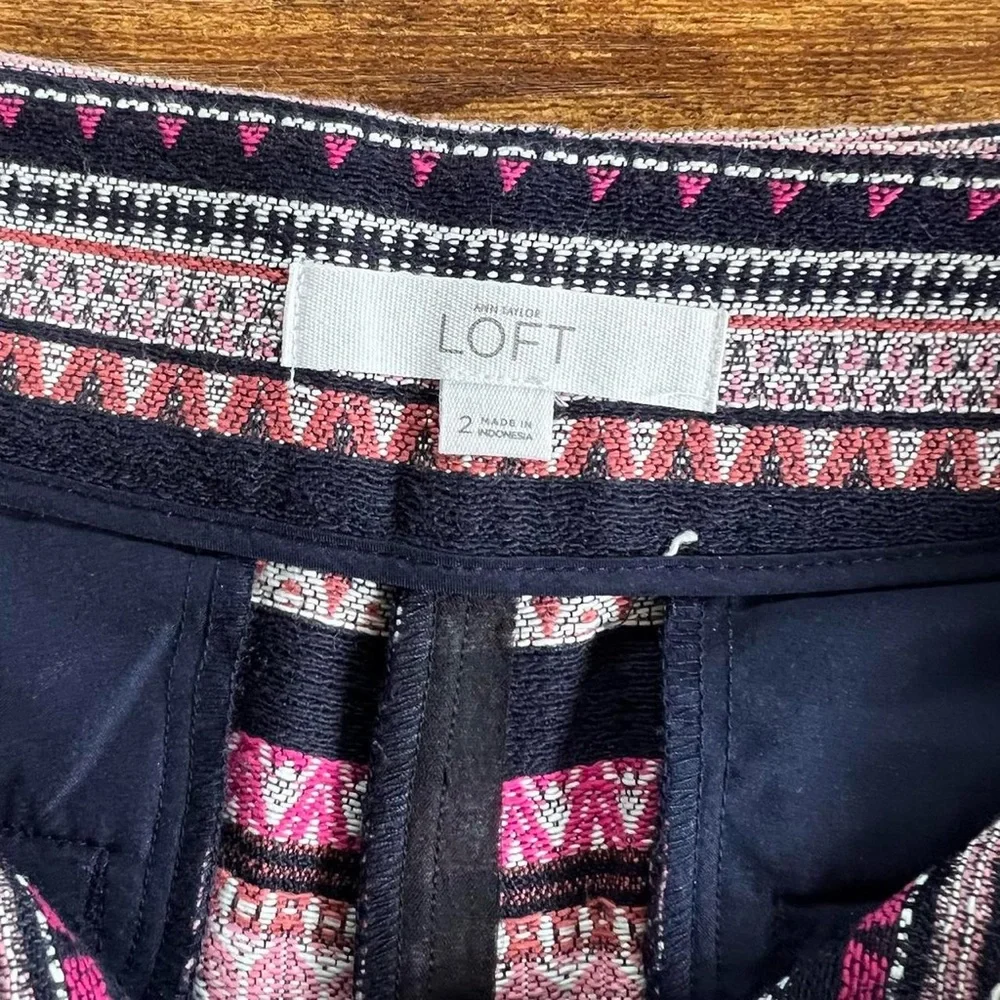 Ann Taylor Loft The Riviera Embroidered Woven Shorts